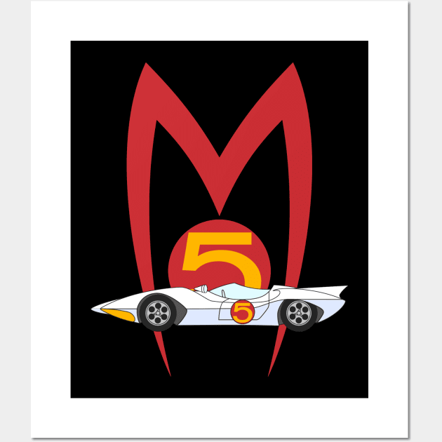 Mach 5 Wall Art by Kurang Kuning